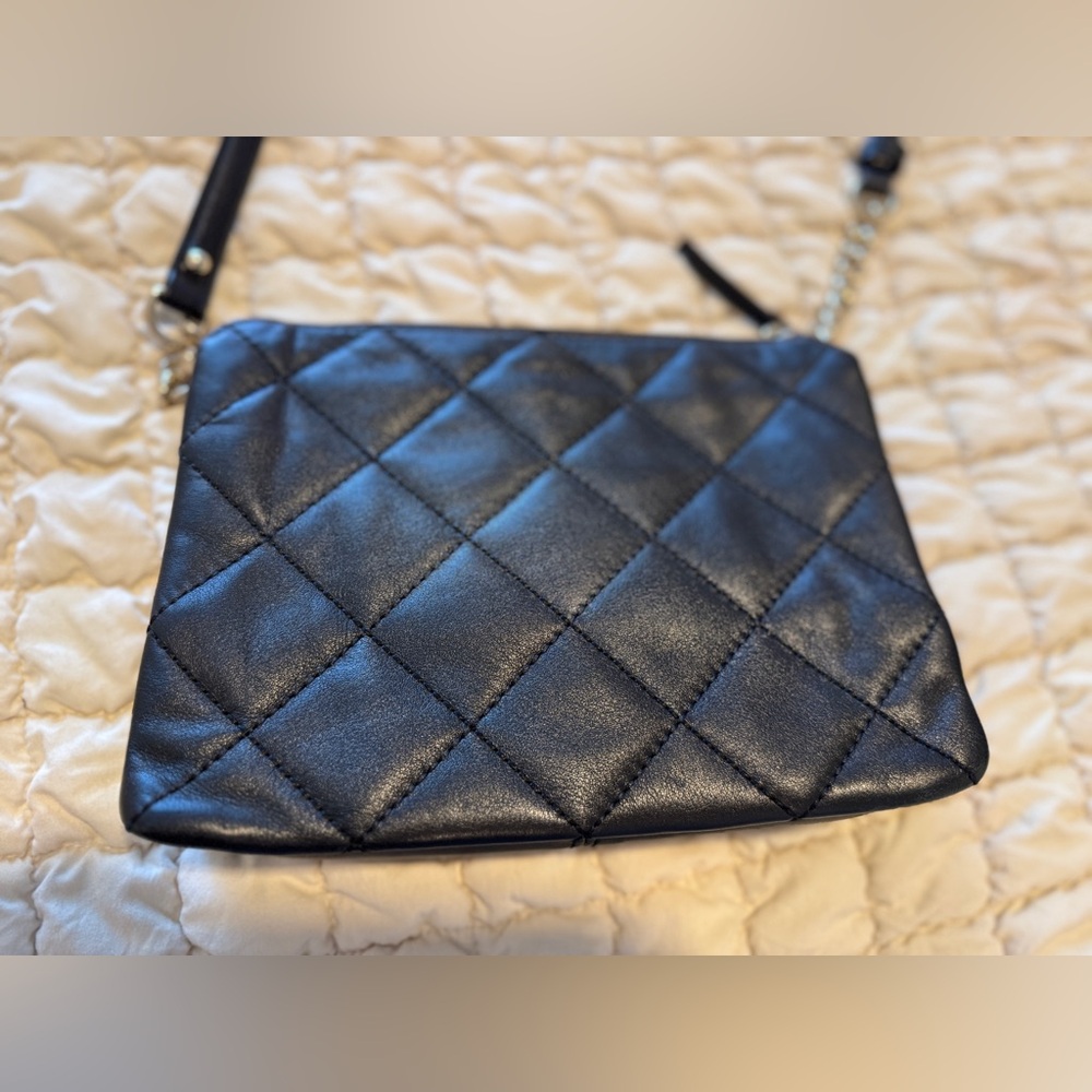 KATE SPADE Quilted Black Leather Crossbody Bag - Picture 6 of 11